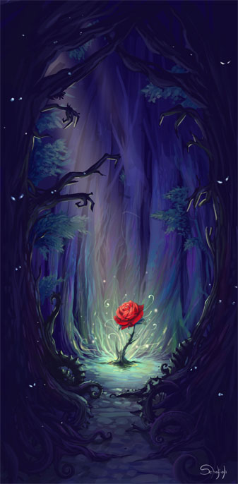La rose de l’Enchanteur